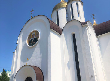 Храм святой блаженной Матроны Московской.